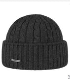 Wool Knit Hat with Cuff