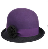 Cloche Hat with Flower